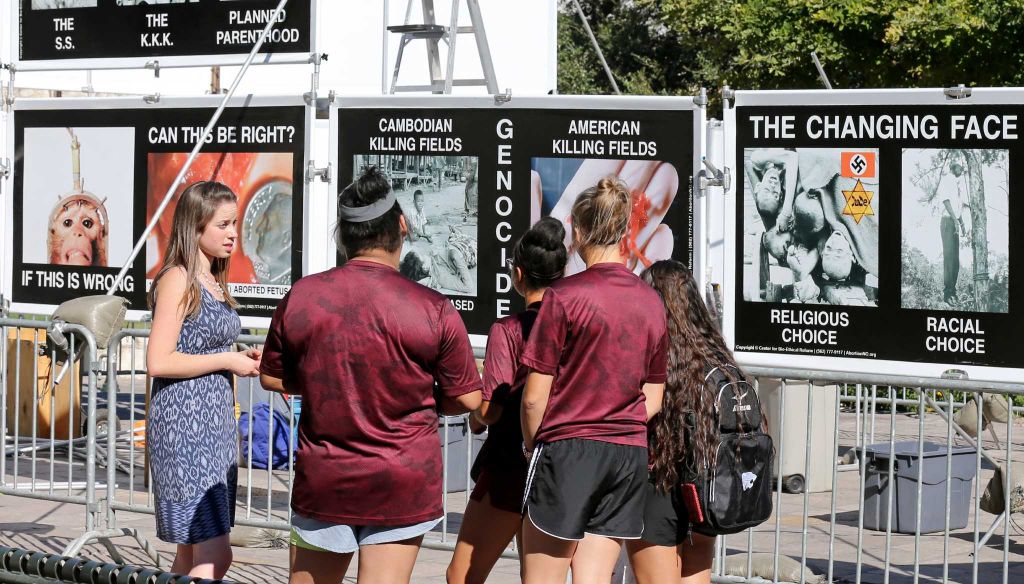 pro-life display