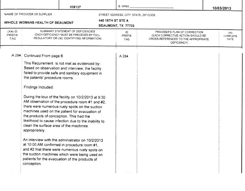 whole-womens-health-abortion-clinic-inspection-oct-2013