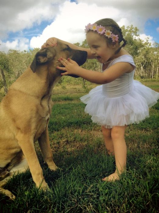 Josee and her dog. (Photo credit: Josee's Journey on Facebook)