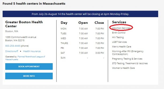 Planned Parenthood Boston, MA
