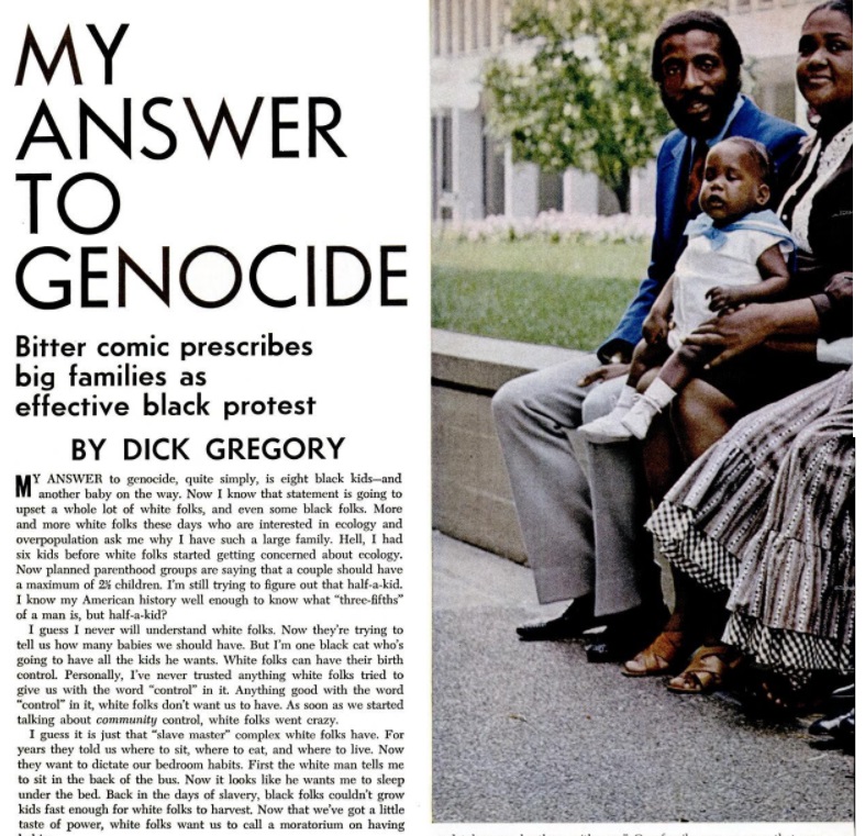 Dick Gregory Ebony Magazine Abortion Genocide article 2
