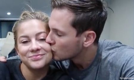 Olympic gymnast Shawn Johnson with her husband Andrew East, speaking out about her miscarriage