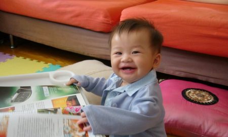 Baby reading pro-life
