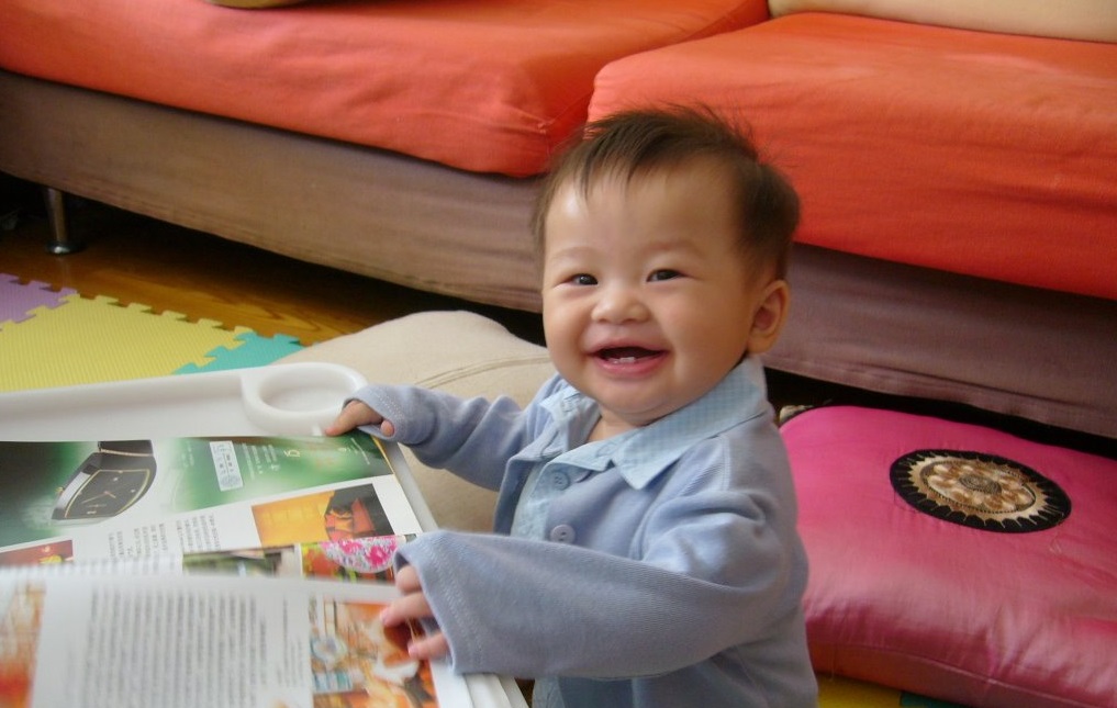 Baby reading pro-life