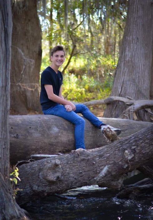 Cameron Barker, who survived his abortion appointment is now 15 years old.