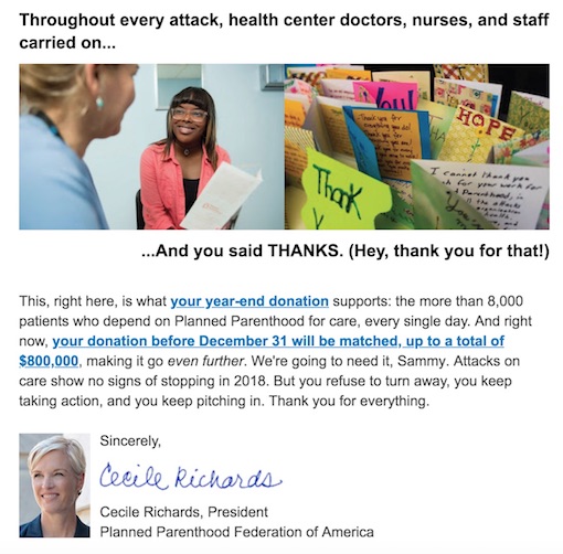Planned Parenthood year in review 2017 3