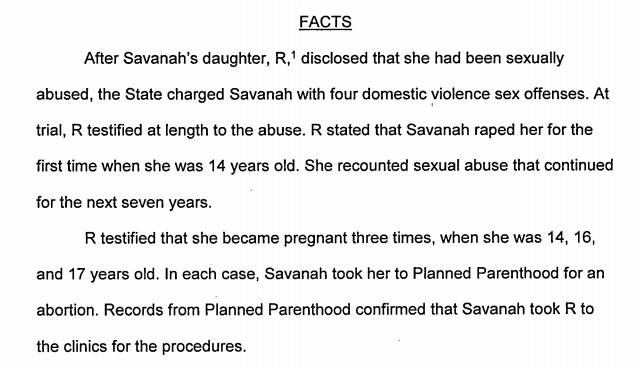 Image: George Savanah impregnates daughter three times and takes her to Planned Parenthood 