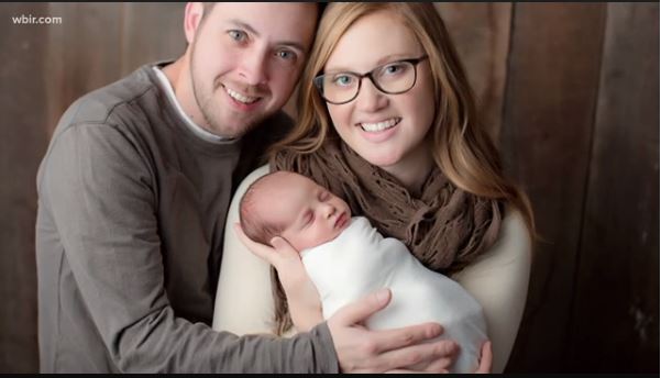 Tina and Benjamin Gibson had their first child Emma through embryo adoption. WBIR