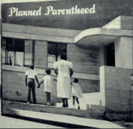 Image Blacks outside Planned Parenthood, 1940's