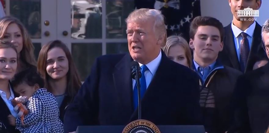 Trump address the march for life 2018