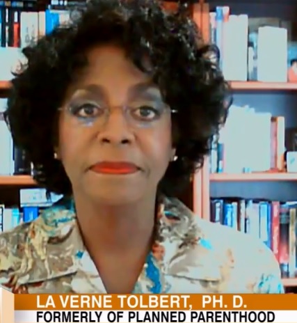 Image: Dr La Verne Tolbert former Planned Parenthood board director