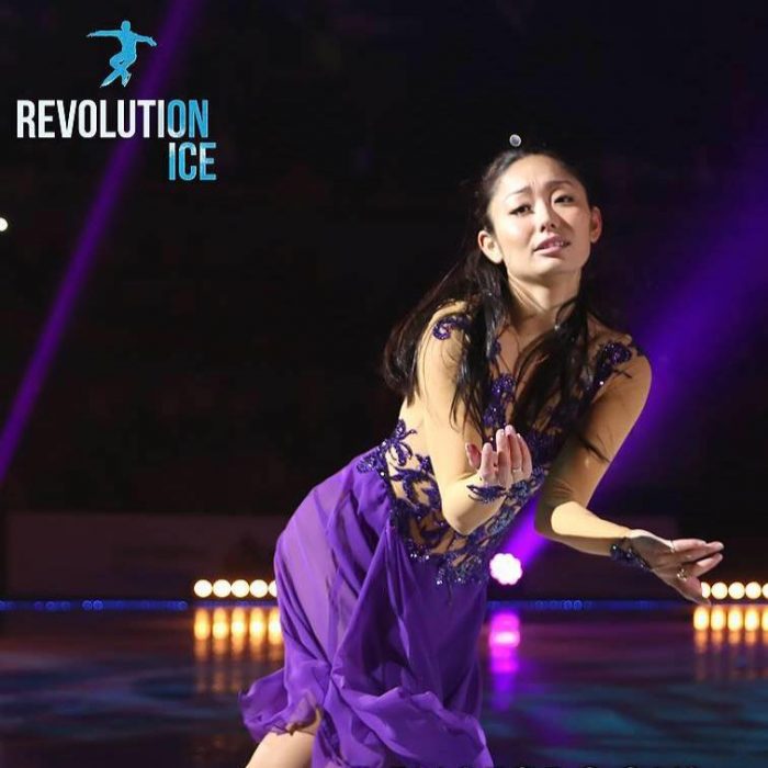 Miki Ando in a professional figure skating event. (Photo credit: Miki Ando's Facebook page)