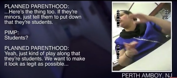 Image: Planned Parenthood staffers aid sex traffickers (Image Credit: Live Action) 