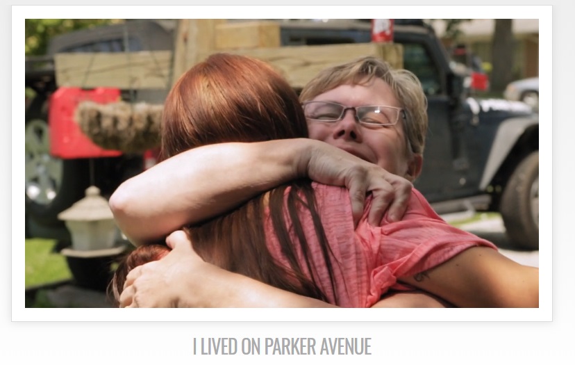 Image: Birth mom Melissa and Adoptive mom Sue meet film I Lived on Parker Ave