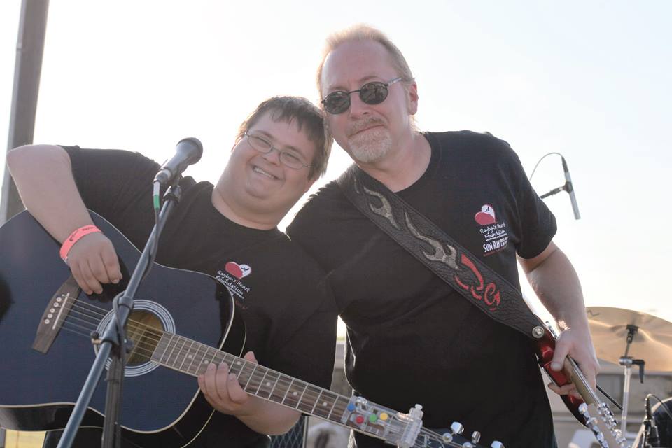 Image: Blake Pyron has Down syndrome and plays guitar