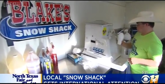 Image: Blake Pyron owns Blake's Snow Shack