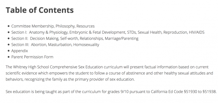 sex education