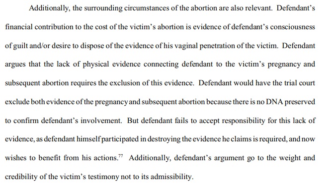 Image: court document Lovell Charles Sharpe sexual assault victim taken to Planned Parenthood 