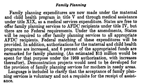 Image: 1967 Child Health Program funds Family Planning