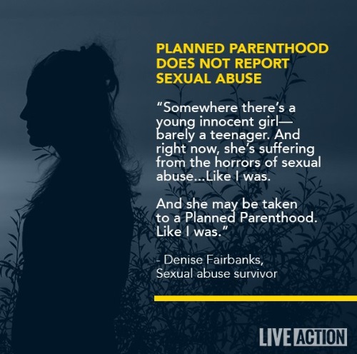 Image: Denise told Planned Parenthood she was raped and they did NOTHING (Image credit: Live Action Twitter page)