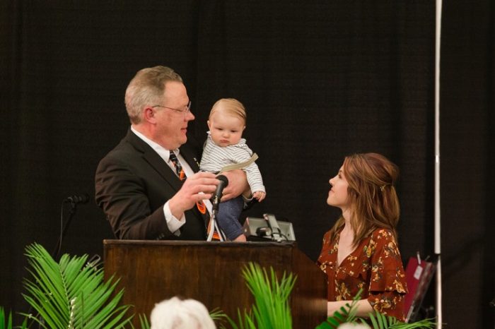 Faith and Noah joined Pregnancy Resource Center of Rolla director Joe Dalton at their banquet