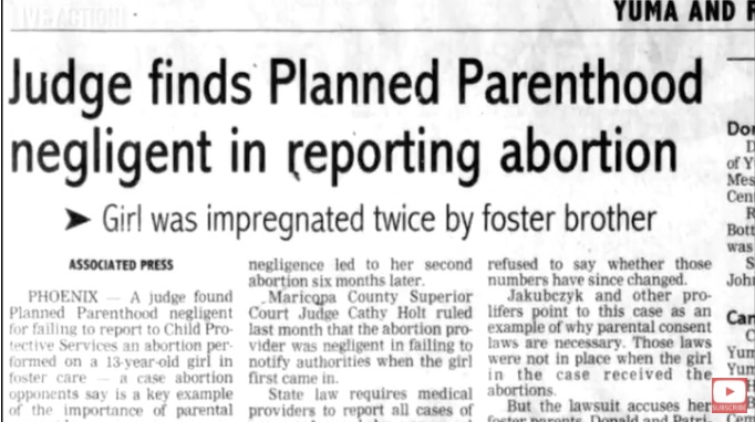 Image: Planned Parenthood Arizona failed to report sexual abuse Shawn M Stevens case