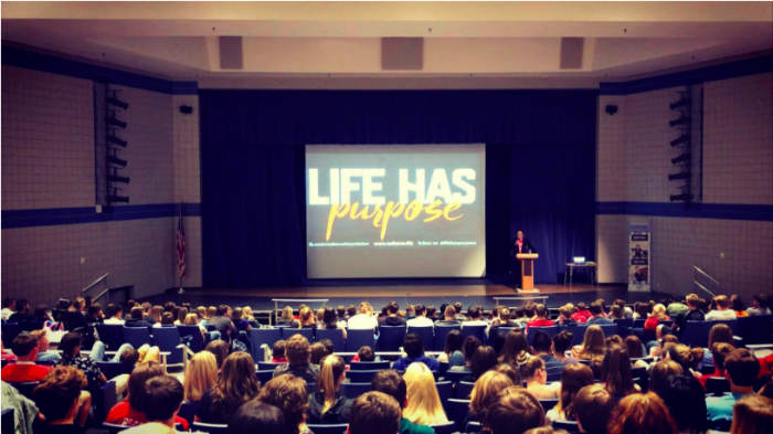 ryan bomberger, pro-lifer, life has a purpose presentation, high school