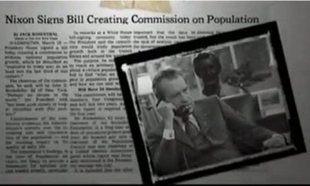 Image: Nixon Signs Commission on Population Growth and the American Future (Image credit: Maafa21)