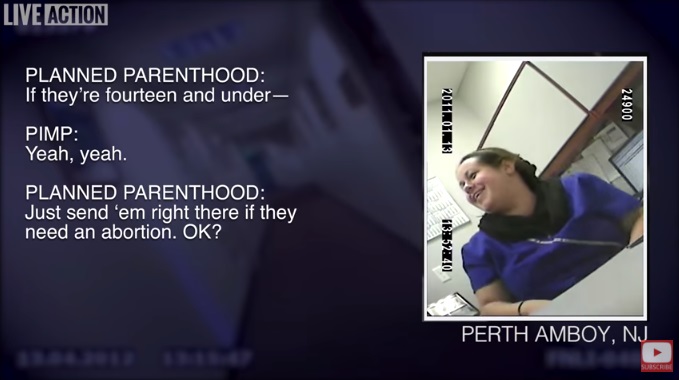 Image: Planned Parenthood in New Jersey willingness to aid sex traffickers in Aiding Abusers docuseries 