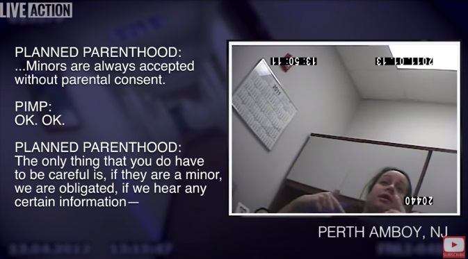 Image: Planned Parenthood in New Jersey willingness to aid sex traffickers in Aiding Abusers docuseries