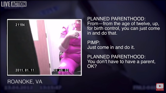 Image: Planned Parenthood in Virginia willingness to aid sex traffickers in Aiding Abusers docuseries