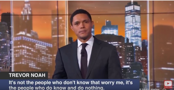 Image: Trevor Noah a Planned Parenthood supporter on enablers of sexual abuse