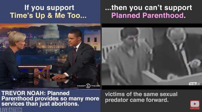 Image: Trevor Noah a Planned Parenthood supporter silent about their cover up of child sexual abuse