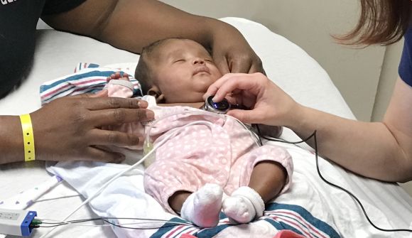 Baby Hazel, premature