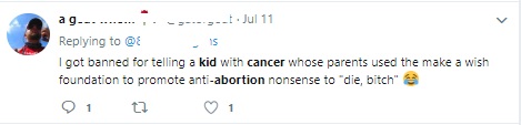 Image: Twitter blocks man for bullying prolife teen 2