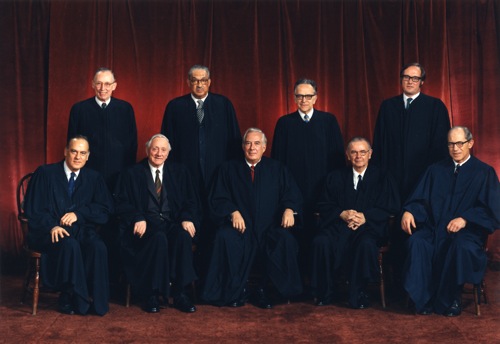 Image: Supreme Court at time Roe v Wade legalized abortion (Image credit: Oyez)