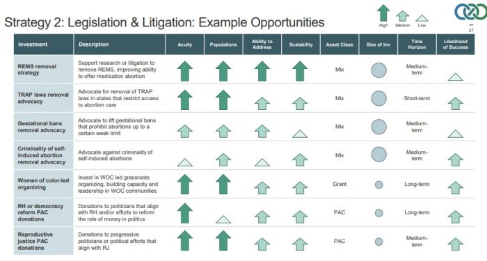 Image: TARA Reproductive Health Investors Alliance legislative strategies