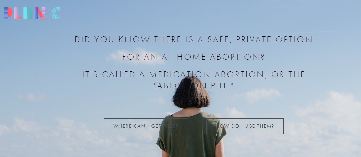 Image: Plan C pushes home abortions