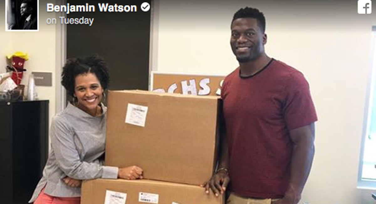 Benjamin Watson, ultrasound