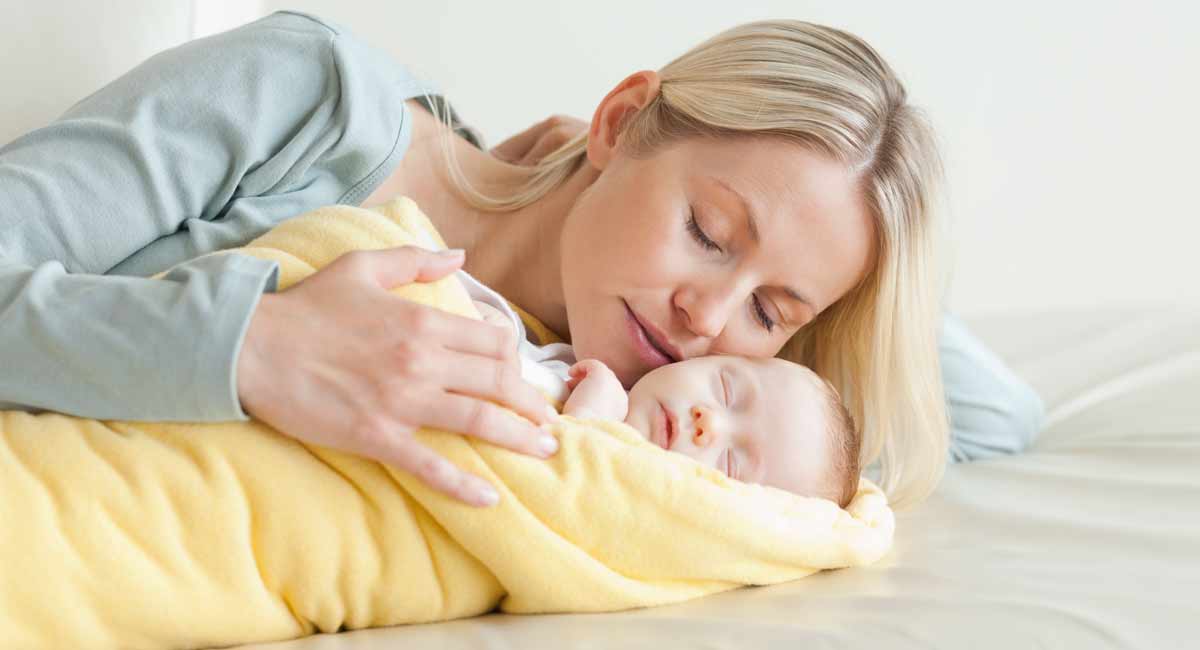 newborn baby mother, maternity home