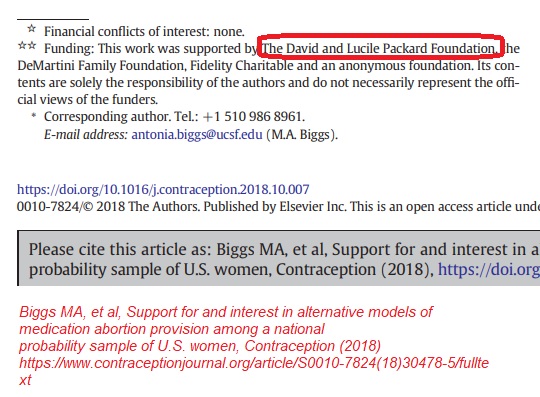 Image: Packard Foundation self managed abortion pill study (Image: 2018 study from Journal Contraception)