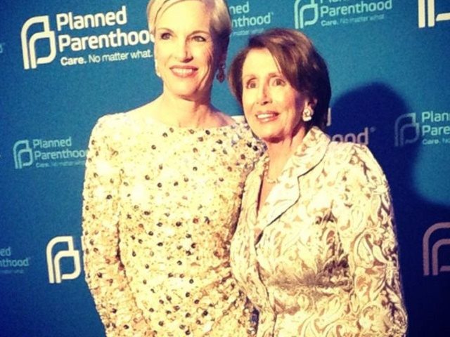 Image: Cecile Richards and Nancy Pelosi (Image: Breitbart)