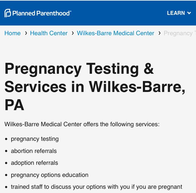 Wilkes-Barre Planned Parenthood