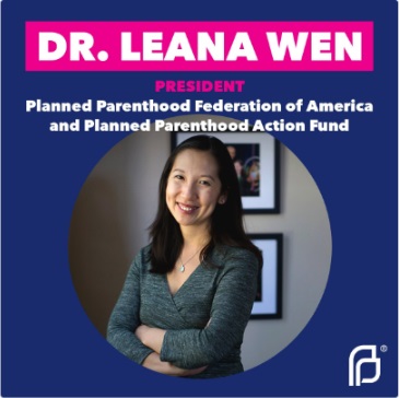 Image: Dr Leana Wen Planned Parenthood president