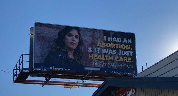 planned parenthood iowa billboard