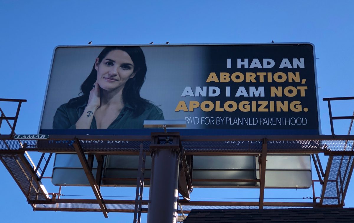 Planned Parenthood billboard Iowa