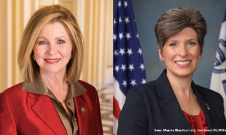 pro-life senators Blackburn and Ernst