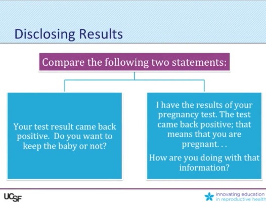 Image: Alissa Perrucci on positive pregnancy test result