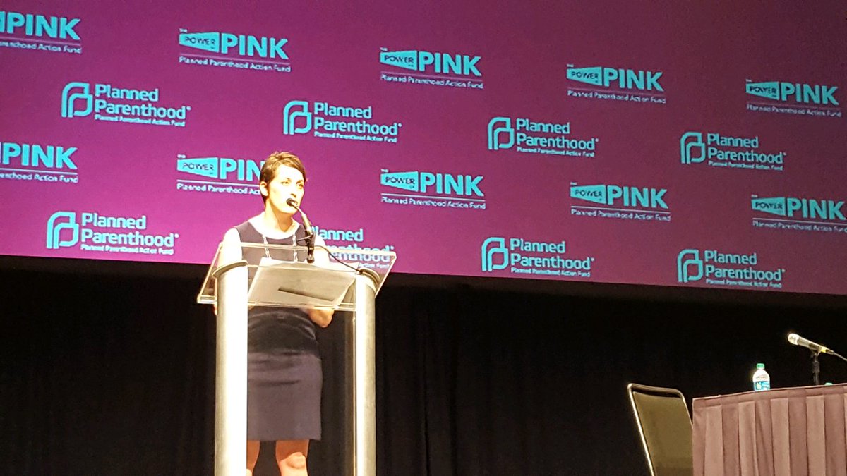 Image: Deirdre Schifeling Ex Dir Planned Parenthood Action Fund May 2016 (Image: Twitter) 