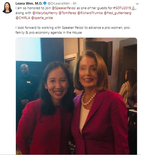 Image: Planned Parenthood prez and Nancy Pelosi (Image Twitter) 